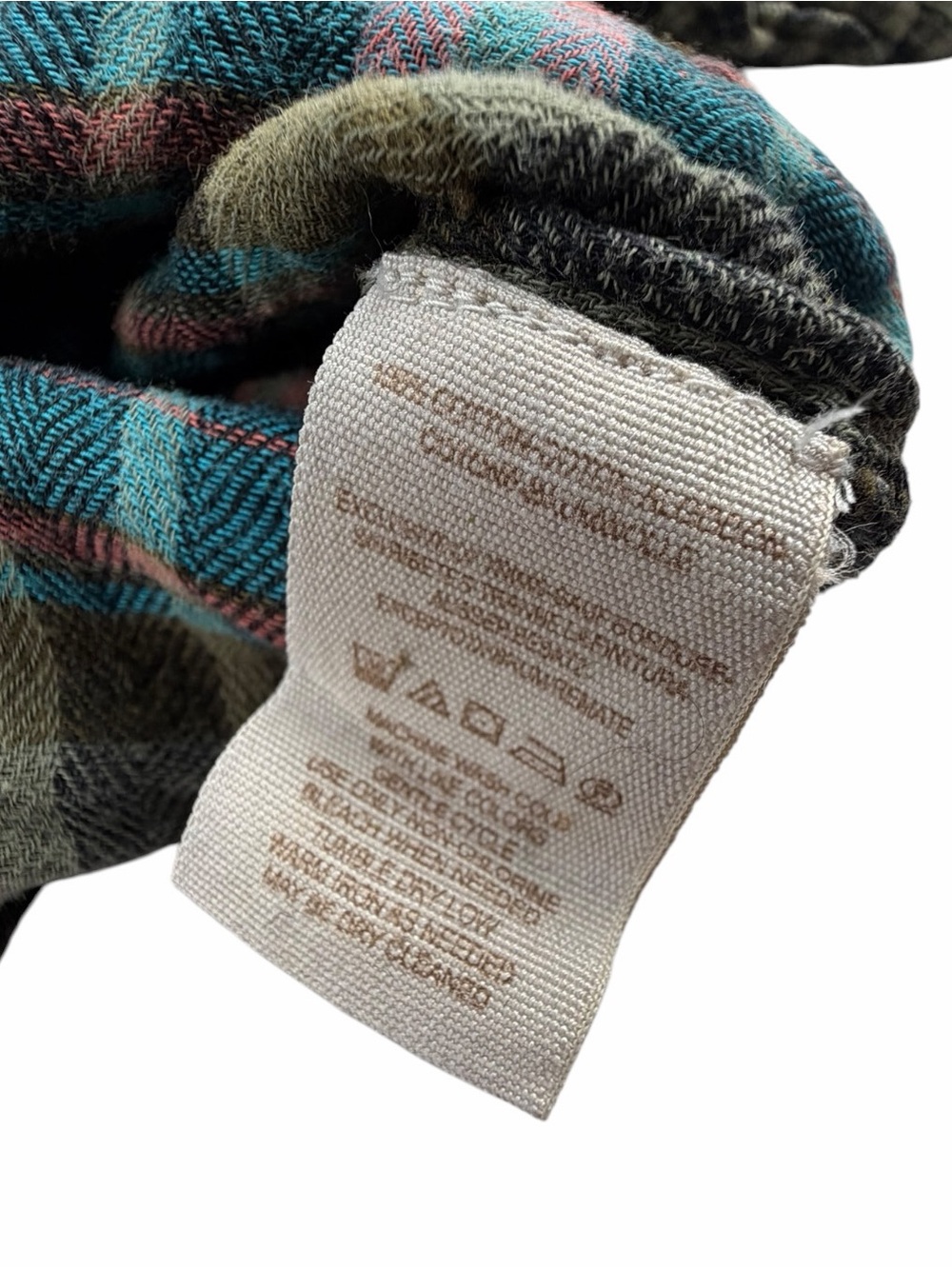 Free People Women’s “One Of The Guys” Oversized Button-Up Flannel Size Smallo - Picture 6 of 9
